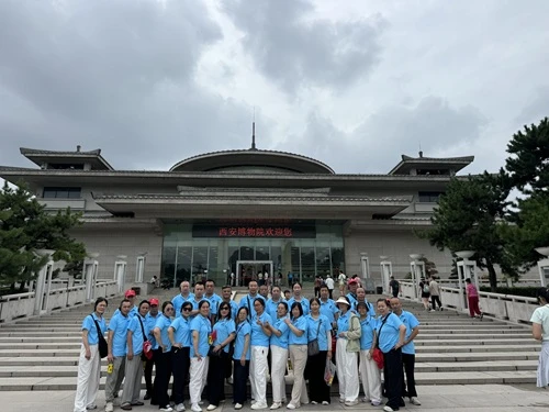 Déanann Hubei Kangning iniúchadh ar Chaipitil Ársa Xi'an Le haghaidh Tógáil F...